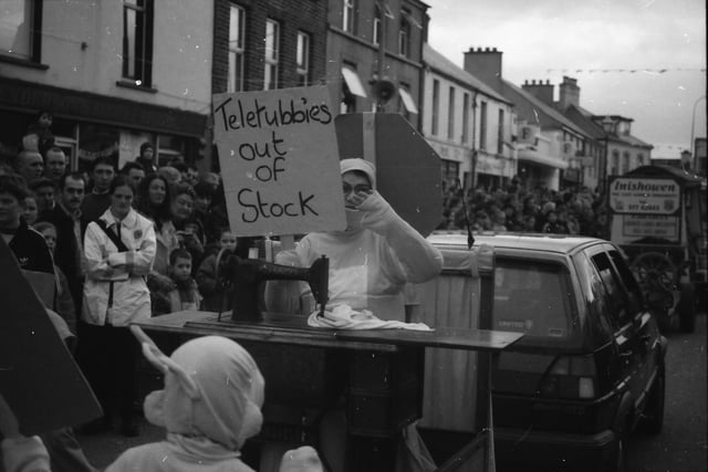 The St. Patrick's Day parade in Buncrana in 1998.