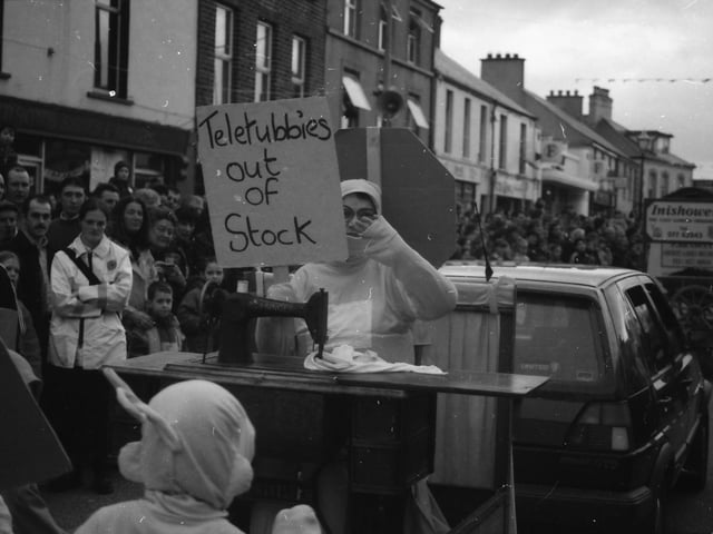 The St. Patrick's Day parade in Buncrana in 1998.