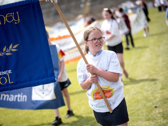 The annual Fan the Flame mass was celebrated recently in Celtic Park for pupils who recently made their confirmation.