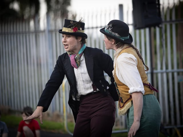 Fun and games with the Sanita Circus at Bull Park on Friday night. (Photos: Jim McCafferty Photography) : .