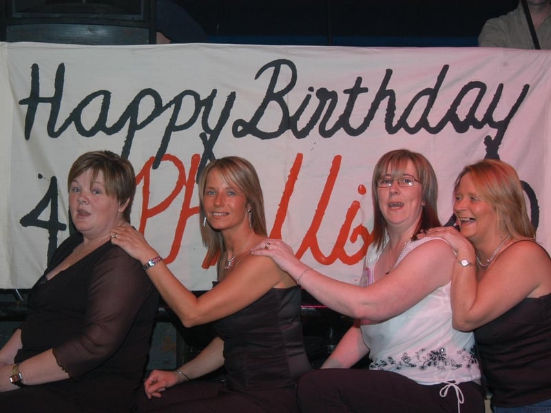 Parties and celebrations back in November 2004  Phyllis.