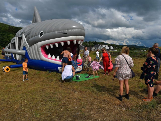 There were lots of activities for children at the blessing of the boats and family fun day at the Fahan Marina on Sunday afternoon. Photo: George Sweeney. DER2326GS - 18