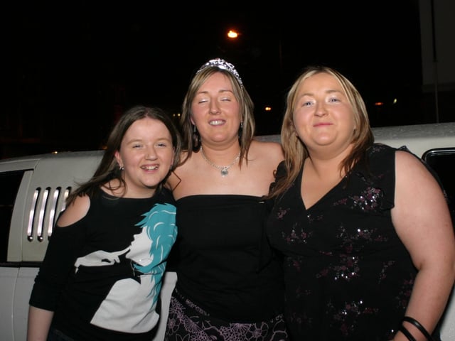 Fiona Kennedy's party celebration back in February 2004.