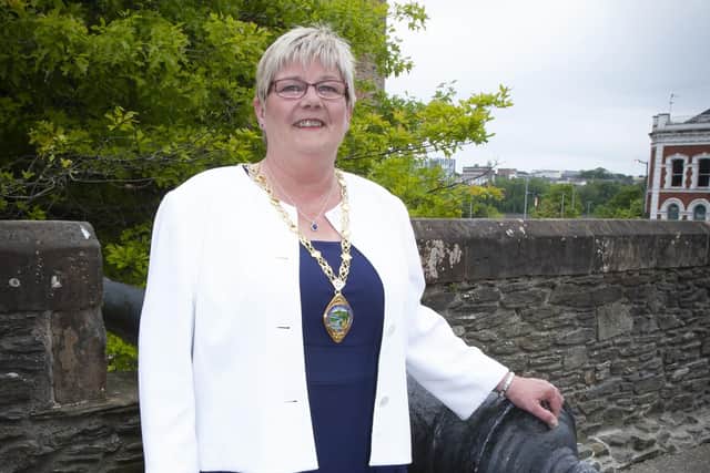 SDLP Councillor Angela Dobbins. (Photos: Jim McCafferty Photography)