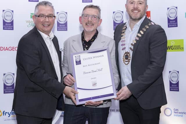 Derry bars and restaurants celebrated success at the Ulster Regional Final of Irish Restaurant Awards 2023.