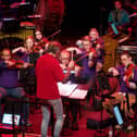The Ulster Orchestra performing in the Millennium Forum.