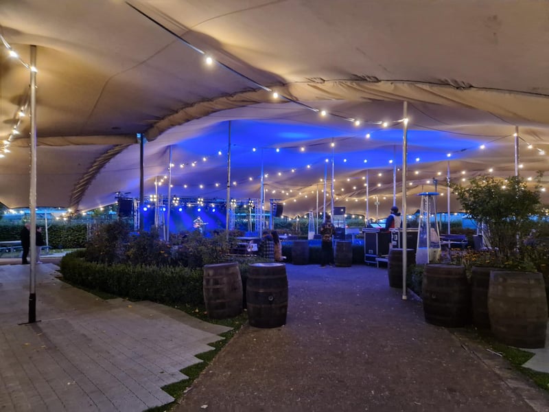 Oktoberfest, in The Peace Flame Garden.
