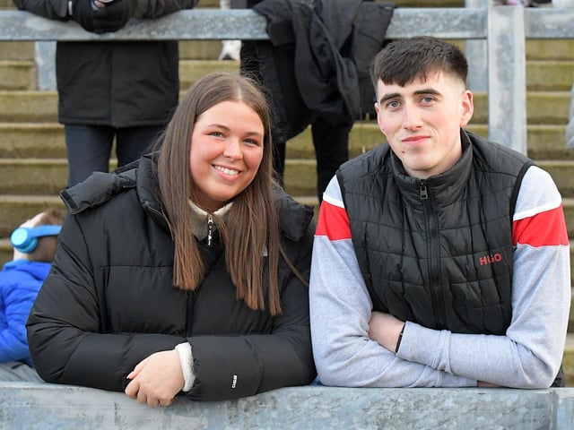 Fans in Celtic Park on Saturday for Derry’s game against Dublin. Photo: George Sweeney