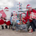 Santa joins the Mayor of Causeway Coast and Glens, Councillor Steven Callaghan, Fraser Caithness (9) and Hugo Caithness (6) as they launch Council’s Christmas events programme. A host of festive family-friendly events will take place in Ballymoney, Ballycastle, Limavady and Coleraine.