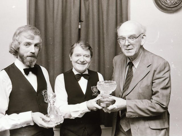 North West Senior Billiards Final at George's Bar / McClarry v McVeigh.