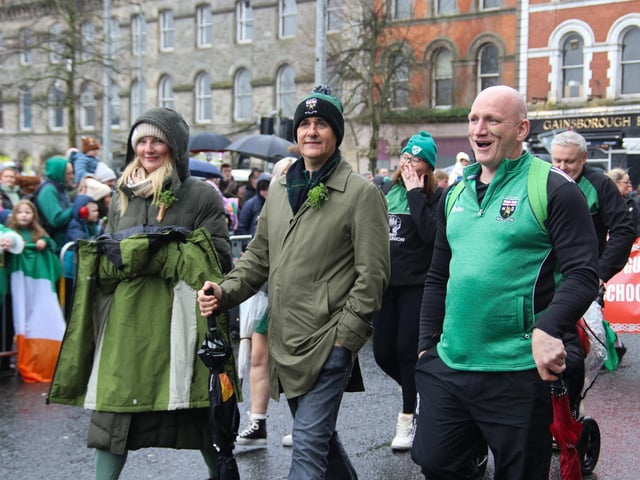 The  St. Patrick’s Day Parade. (Photo - Deirdre Heaney, nwpresspics)