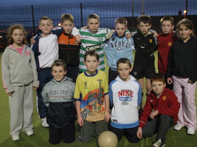 Out for a game of football in 2005 for Jarlath Canning's birthday.