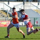 Peter McCullagh was in superb form for Derry, hitting 0-4 as the Oak Leafers advanced to the Ulster Under 20 final by defeating Donegal in Owenbeg on Saturday. Photo: George Sweeney. DER2052GS - 002