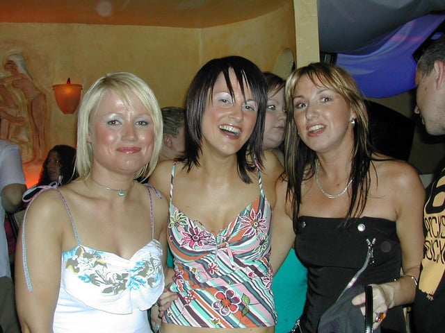 A night out in Earth Nightclub in September 2003