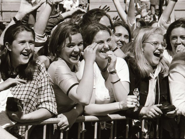 Thousands pack into Guildhall Square and Waterloo Place as Derry hosts the BBC One Roadshow with guests D:Ream, Boyzone, CJ Lewis & Carl James performing on stage.