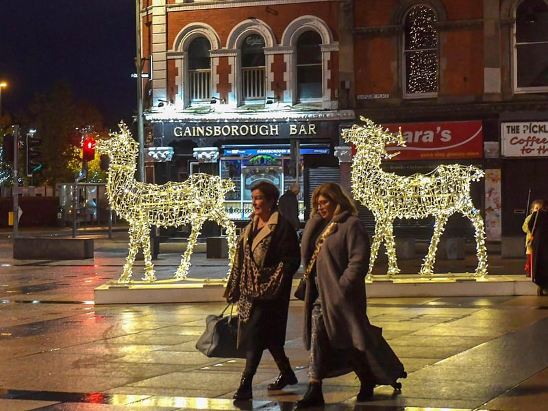 Christmas lights in Derry. Photo:George Sweeney