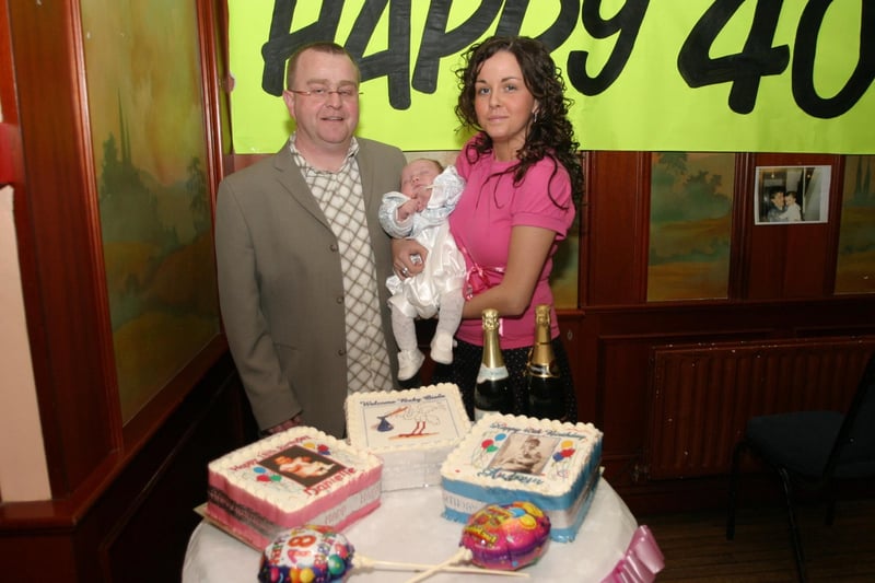 Party celebrations back in 2004: Andrew McCartney