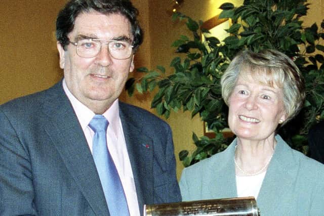 John and Pat Hume.