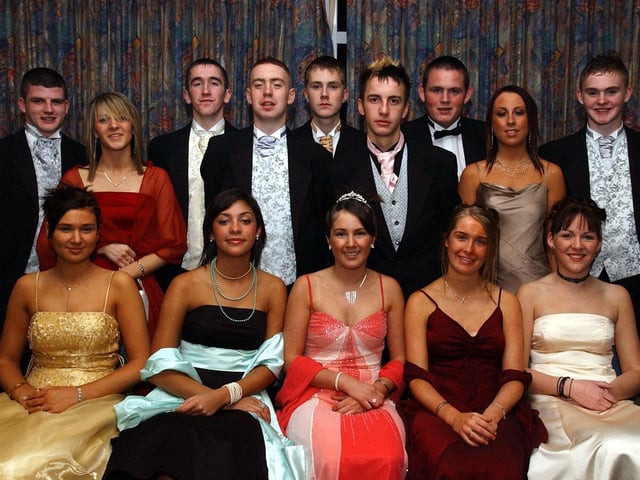 St Columb's College Formal 20 years ago in Derry in 2003