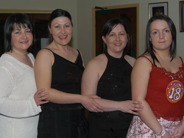 The big 18th birthday party for Nicola McCann.