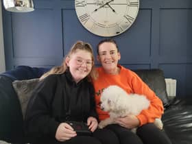 Aoife Boyle with her mum Tanya.