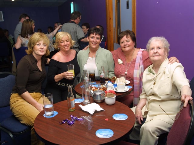 Claire McLaughlin, Joan O'Hagan, Margaret O'Carroll, Anne Mahon and Patsy Mahon