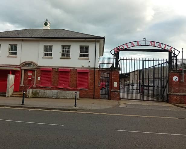 The Royal Mail sorting office in Derry.