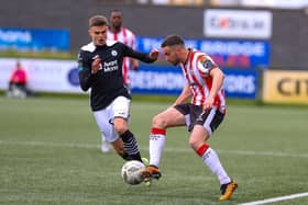 Derry City goalscorer Michael Duffy.