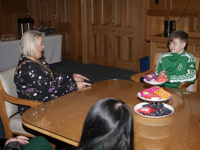 Mayor's reception for Lucas O'Donnell