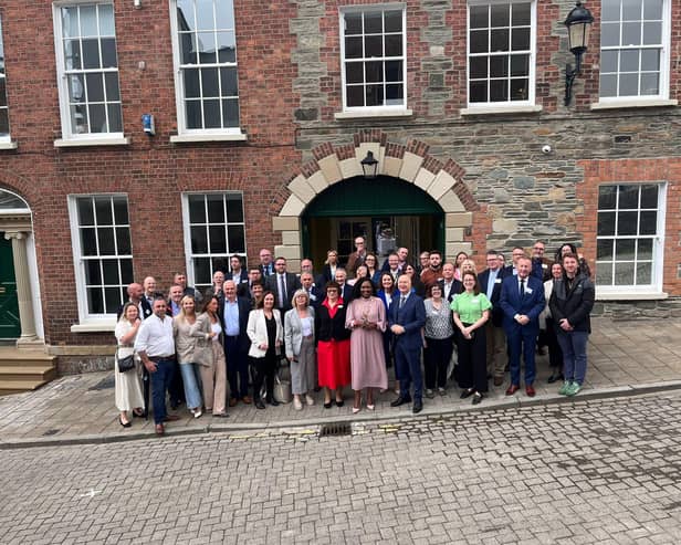 Group pictured at the opening on Friday.