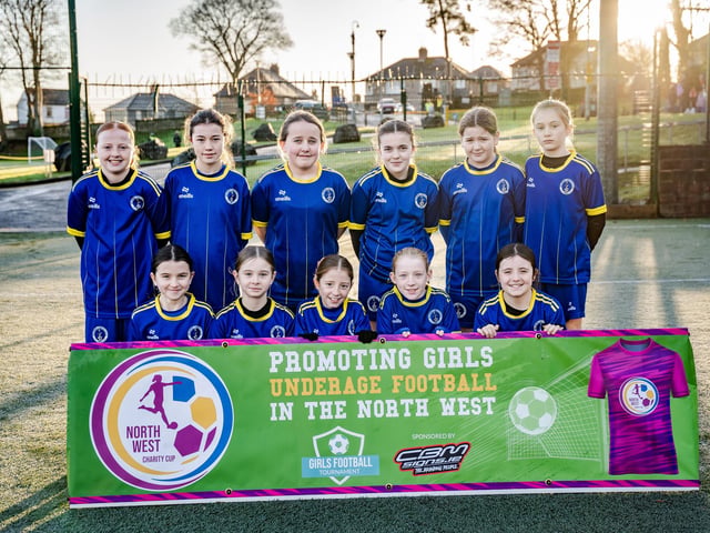 The Eglinton Eagles team which competed at the inaugural North West U12 Charity Cup at Ulster University's Duncreggan Road pitches. (Photo: Rodi Jeerasoo)