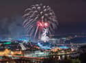 Fireworks over the Foyle.