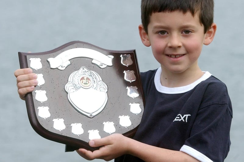 Pearse Bradley from the Waterside, Hegarty School of Speech and Drama, winner of the Boys Verse 6-8 years and Favourite Poem 6-8. (0605C50)