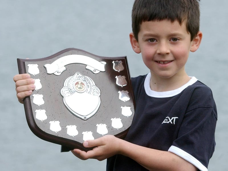 Pearse Bradley from the Waterside, Hegarty School of Speech and Drama, winner of the Boys Verse 6-8 years and Favourite Poem 6-8. (0605C50)