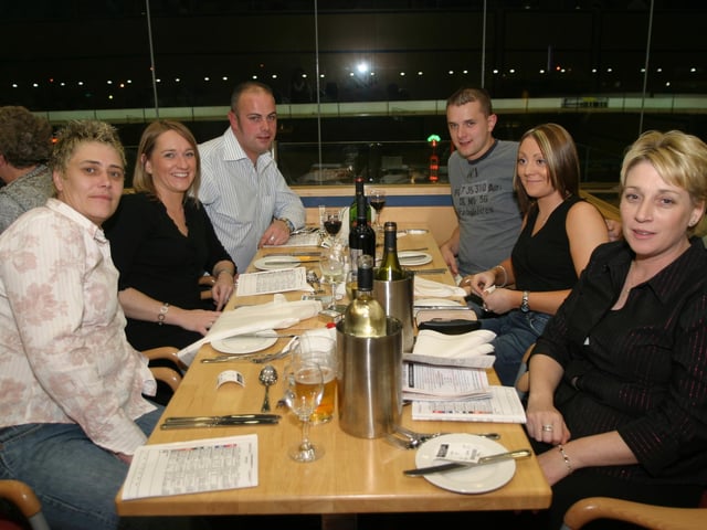 A night out at the Lifford Races in October 2003