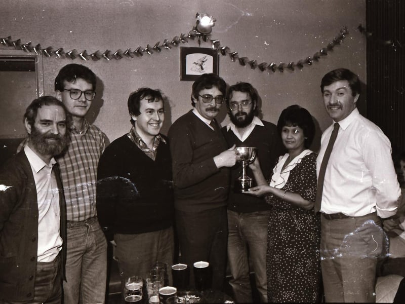 Post Office Social Club Lyttle Trophy quiz presentation.