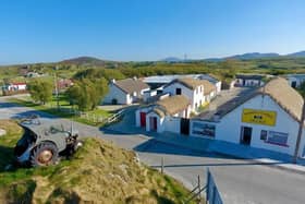 Doagh Famine Village in Inishowen before the blaze.