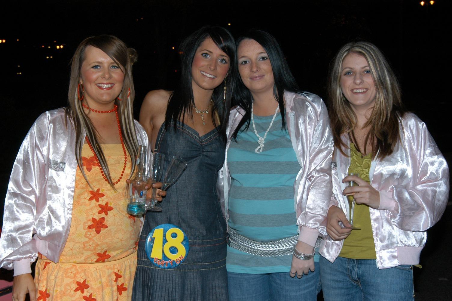 Catherine Melaugh out celebrating her 18th with friends.