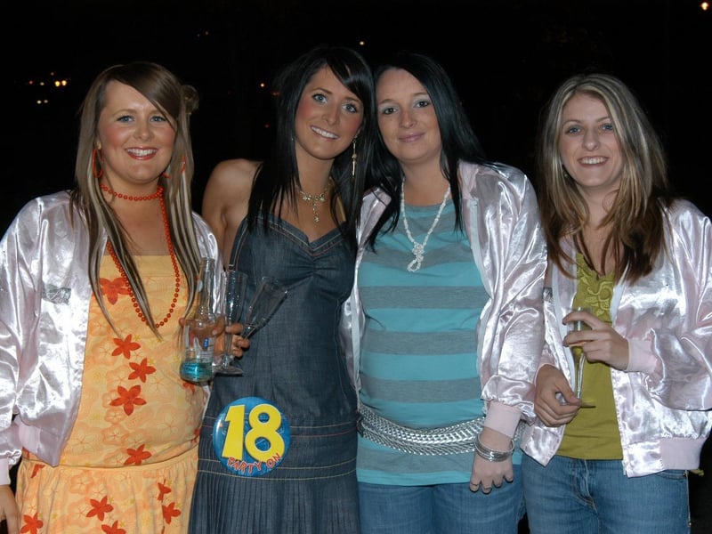 Catherine Melaugh out celebrating her 18th with friends.