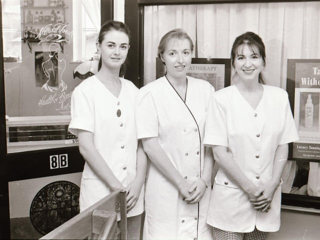 Natural Touch staff back in 1995.