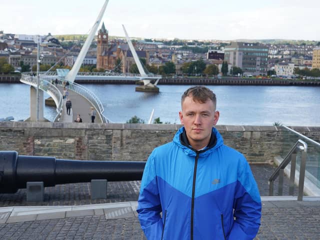 Pádraig Delargy at Ebrington.