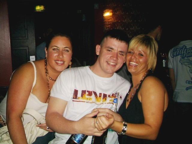 Derry people partying in pubs in the city in August 2005.