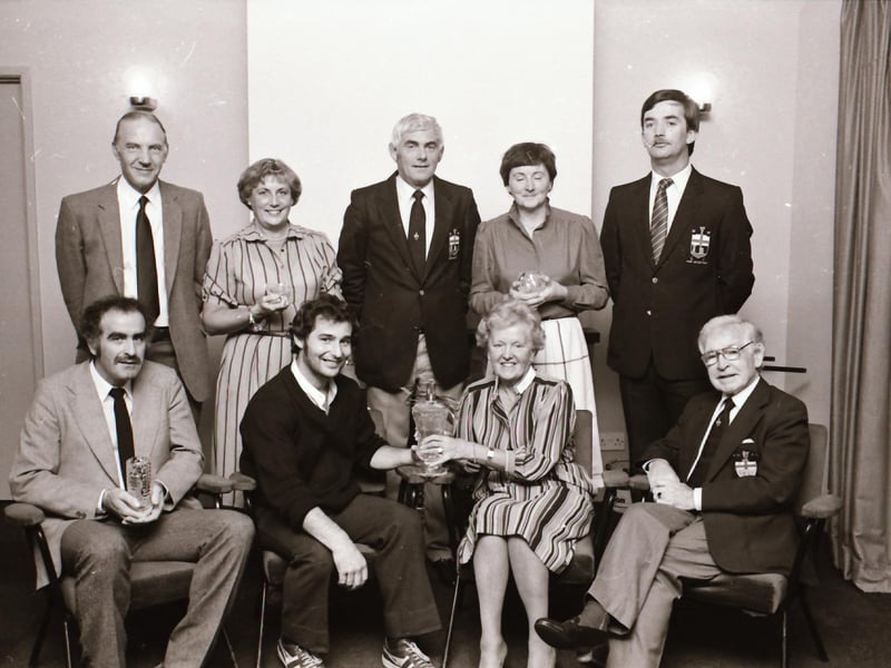 One of many sports presentations captured back in October 1983.