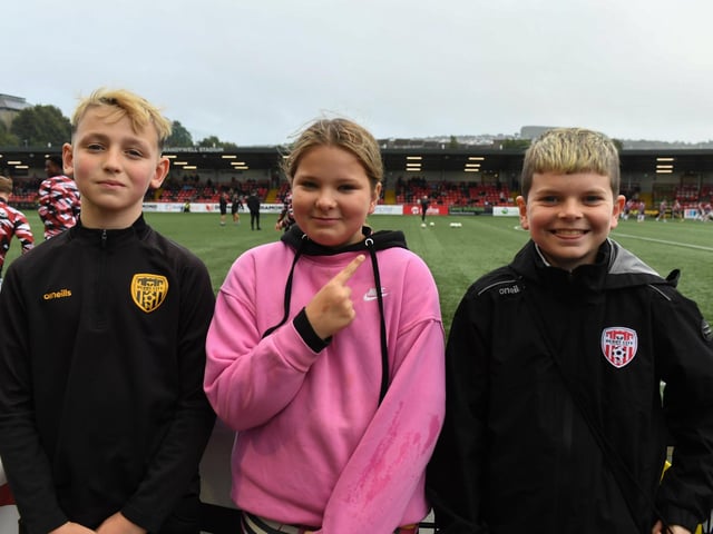Fans in the Brandywell for Derry City’s game against Shelbourne. Photograph: George Sweeney