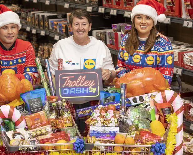 Carl Frampton; Age NI Chief Executive, Linda Robinson BEM; Lidl NI Sales Operation Director, Sarah McKenna.