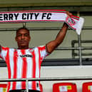 Derry City's new signing Andre Wisdom. Photo: George Sweeney
