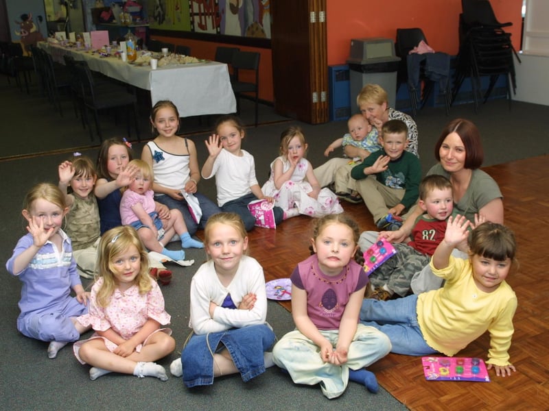 Niamh Dobbins and friends enjoying the party.