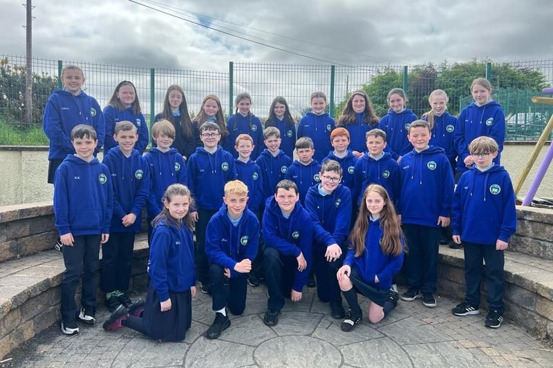 Primary 7 pupils from Faughanvale Primary School.