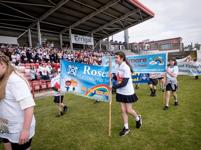 The annual Fan the Flame mass was celebrated recently in Celtic Park for pupils who recently made their confirmation.