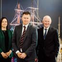 George Cuthbert, Engineering and Development Director, Foyle Port; Arlene Thompson, Finance and Corporate Services Director, Foyle Port; Ian Luney, Chief Development Officer, Foyle Port; and Brian McGrath, Chief Executive Officer, Foyle Port.